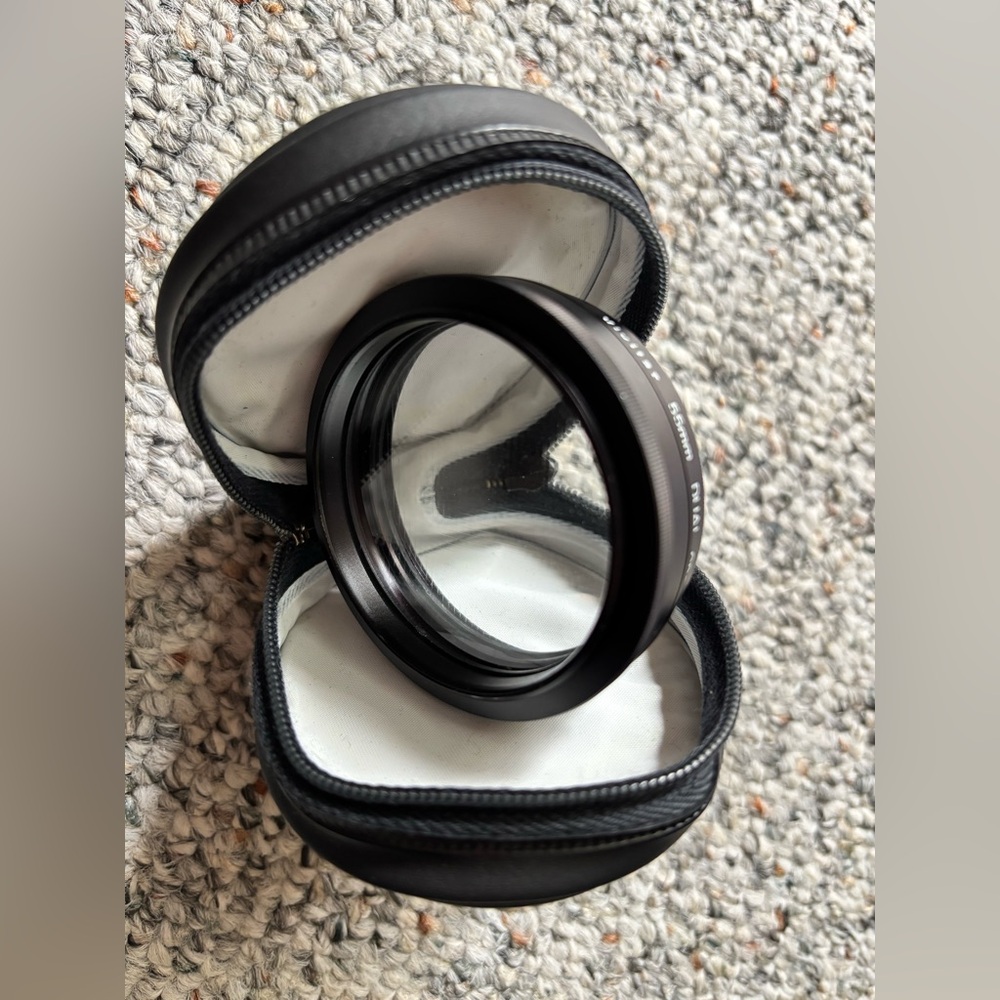 Vintage Vivitar 55mm lens filter dual cross